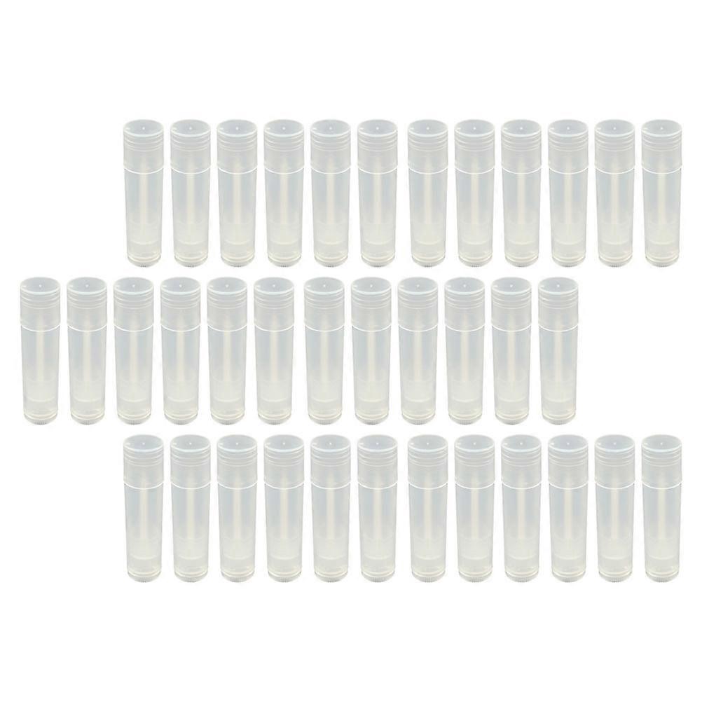 60pcs Refillable DIY Lip Balm Tubes with Lid – Empty Containers for Homemade Lip Sticks and Butters – Durable Cosmetic Packaging