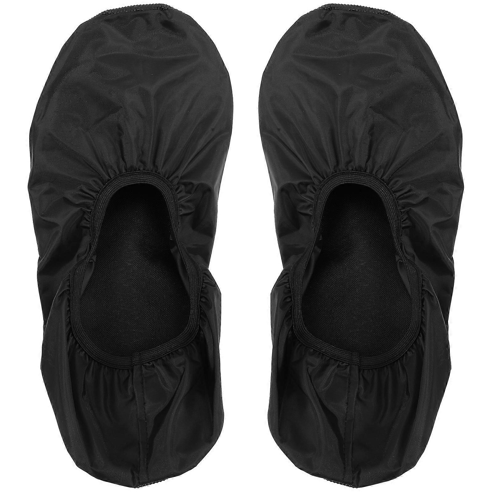 2pcs Bowling Shoe Covers Slip Protectors for Outdoor Practice, Space Saving Design, Durable Material for Enhanced Sports Performance