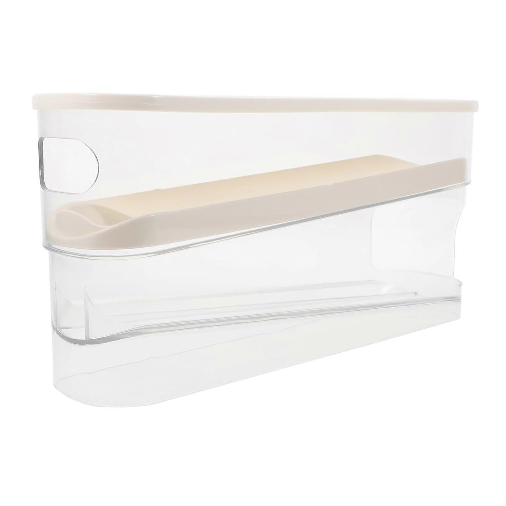 Automatic Egg Holder, Refrigerator Organizer, Double Layer Egg Storage For Space Saving, Family Friendly, Universal Fit