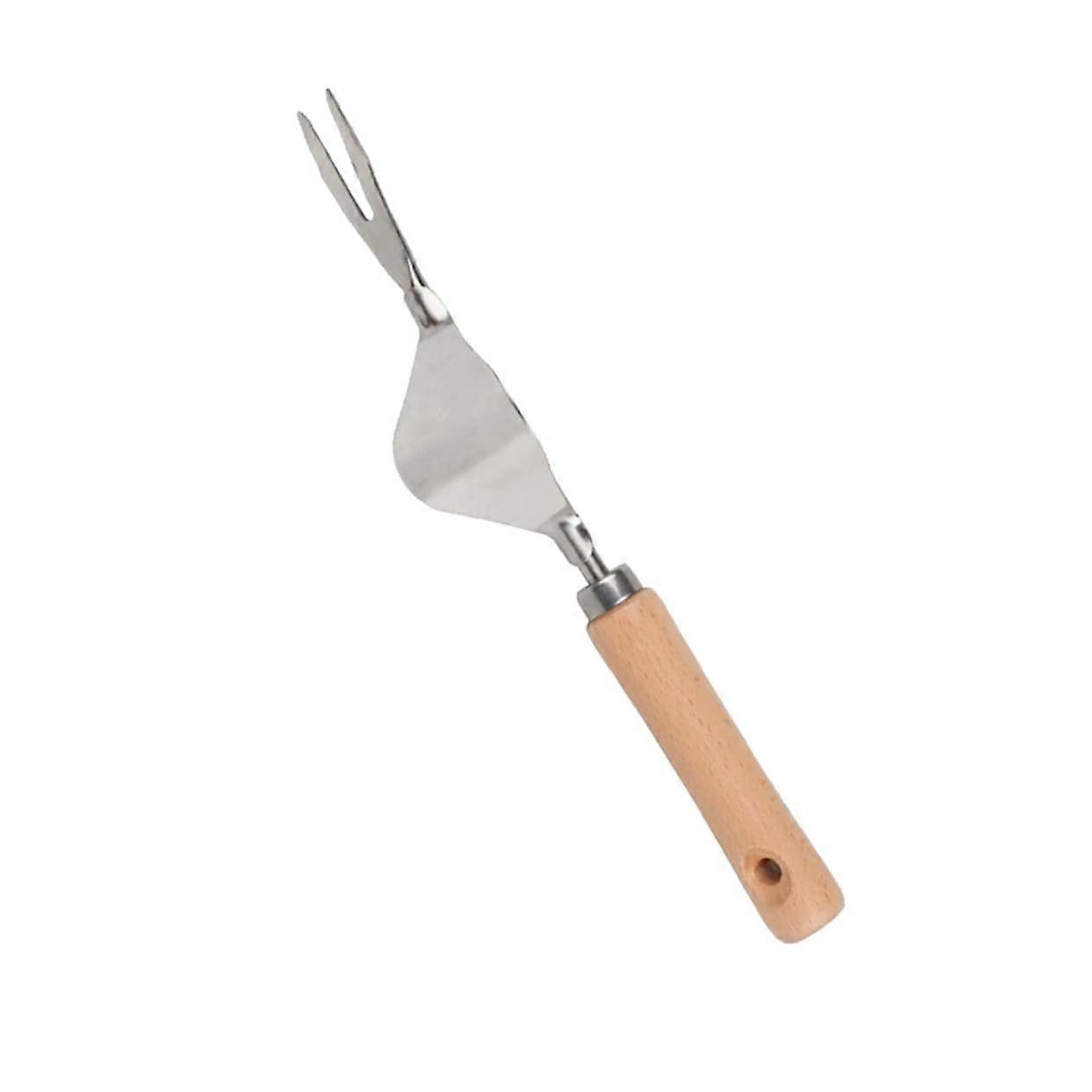 2 pieces of weed puller hand tools for weeding and transplanting in the garden, durable for effective root removal.