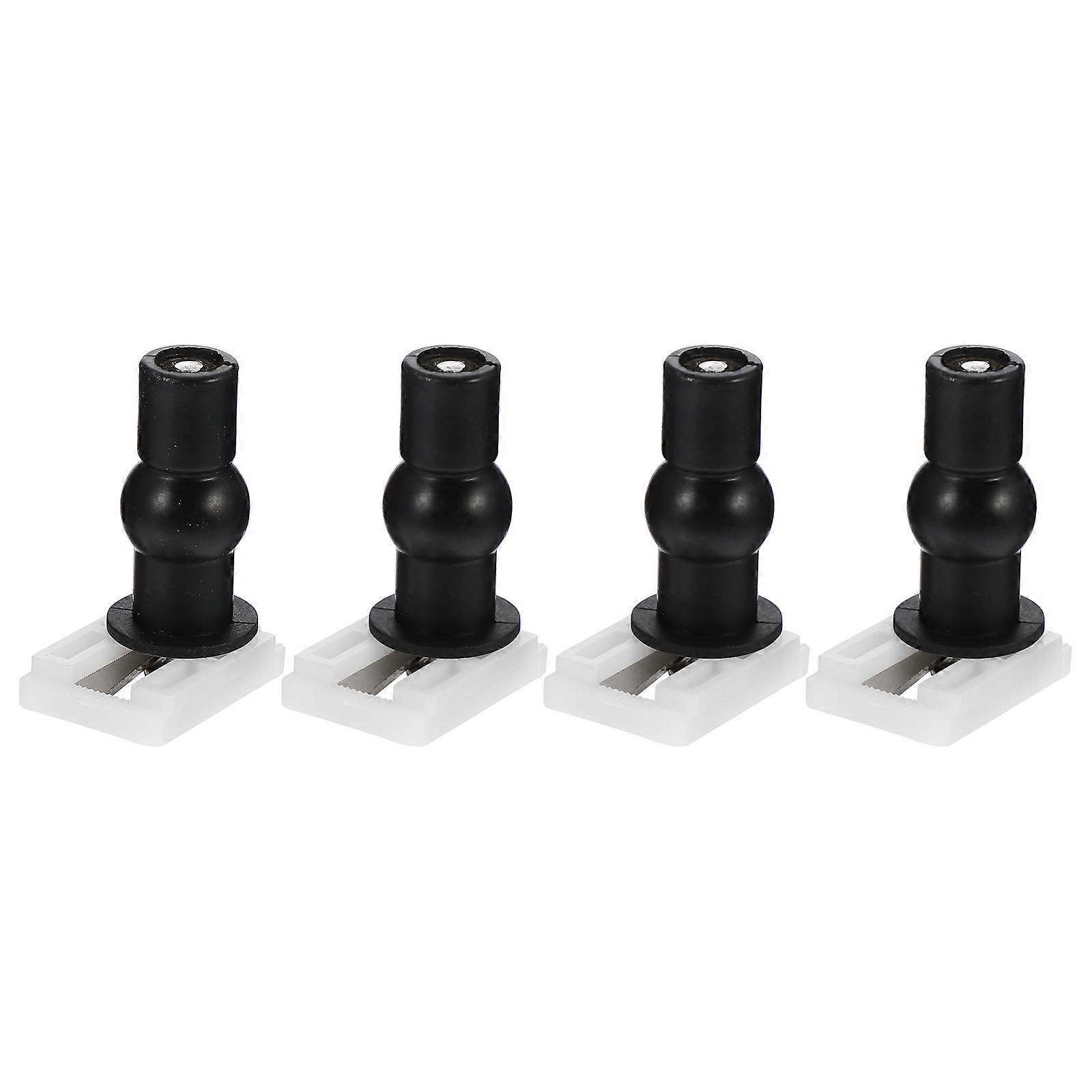 Toilet Replacement Hinges 4Pcs Premium Toilet Lid Fixing Hinge Durable ABS For Home Improvement