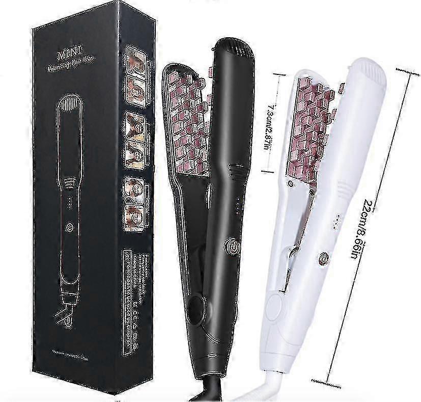Optimized Hair Volume Iron with Ceramic Plate - Enhances Hair Volume and Texture with Negative Ion Technology