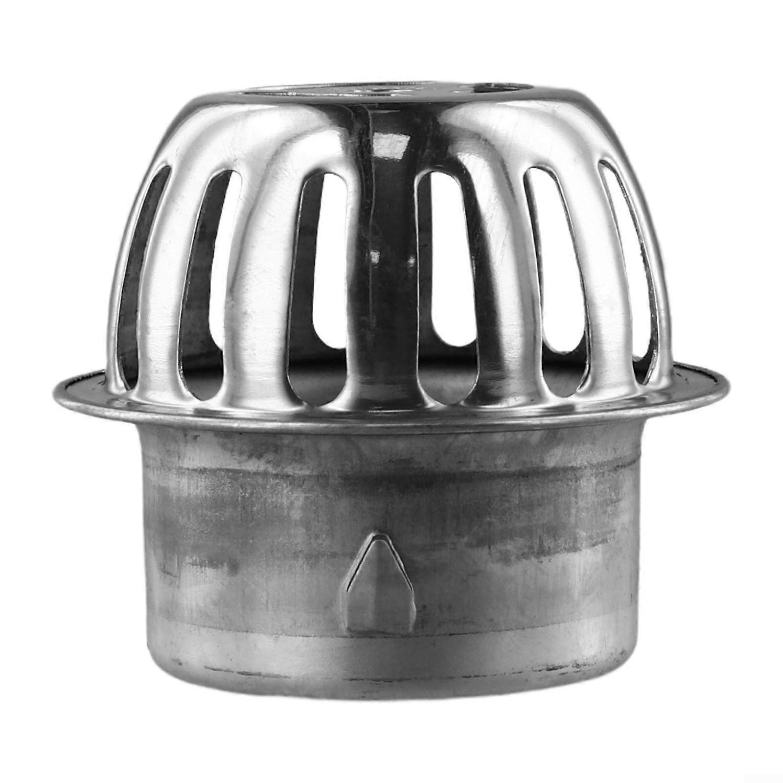 Roof drain in card style made of 304 stainless steel for safe installation and clogging protection (63 mm)