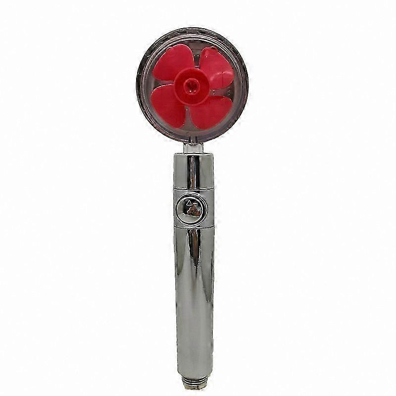 High-Performance Shower Head in Red Color