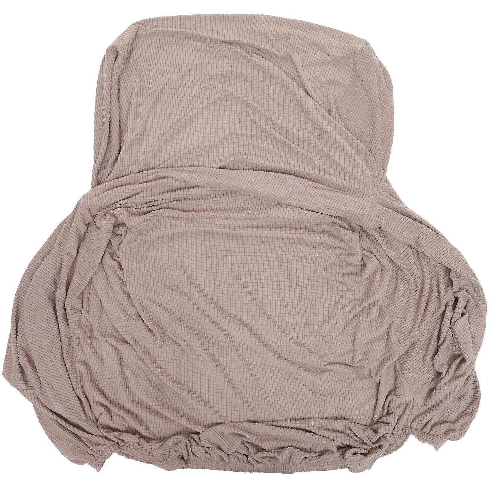 Beige Stretch Recliner Slipcovers for Recliner Chair Home Use Made of Polyester Easy Installation 1Pcs