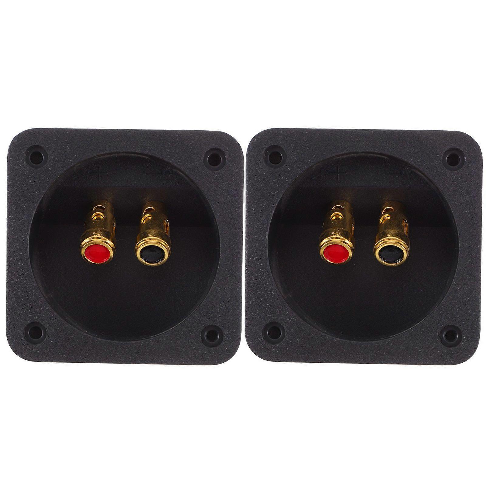 2pcs Speaker Terminal Disconnect Box Subwoofer Box Terminal Cup Connector Supply