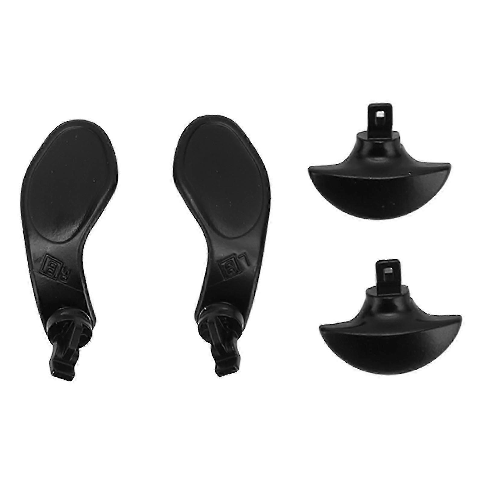 4pcs Game Controller Back Paddles Professionelle Ersatz-Metall-Back-Tasten für PS5 Edge Controller Schwarz