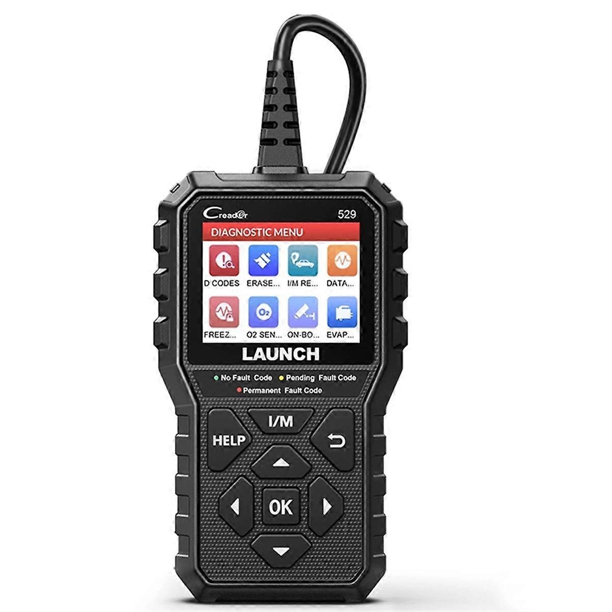 Launch CR529 Car Diagnostic Tool OBD2 Detector Car Code Reader 529 Code Reader Engine Scanner Support Multilingual