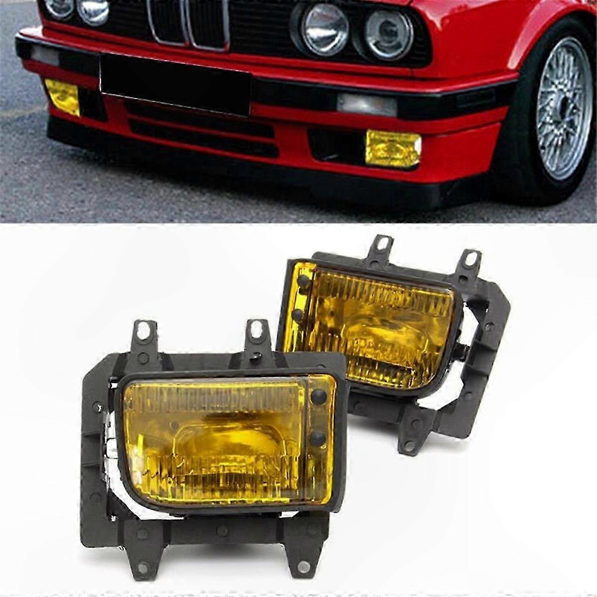 Front Bumper Fog Lights for BMW E30 Models - Direct Fit Replacement