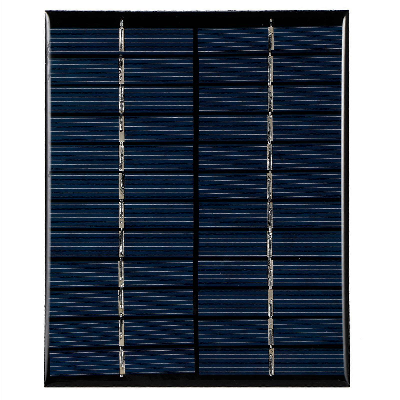2W 12V DIY Polycrystalline Silicon Solar Panel Module for Solar Light Science Project Charging