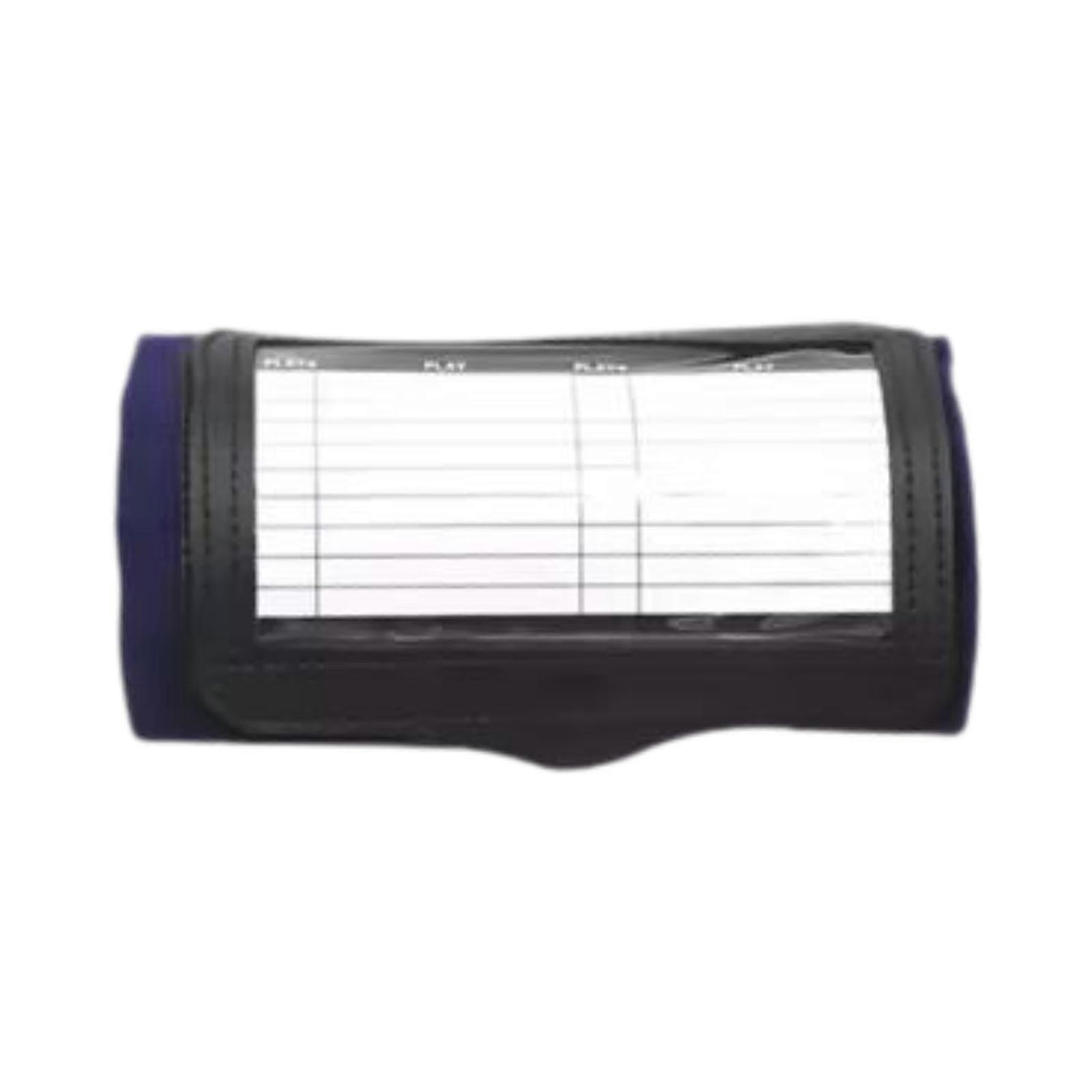 Opaska sportowa Playbook Opaska na rękę do piłki nożnej z przezroczystym oknem Trenerzy Ręczna opaska na nadgarstek