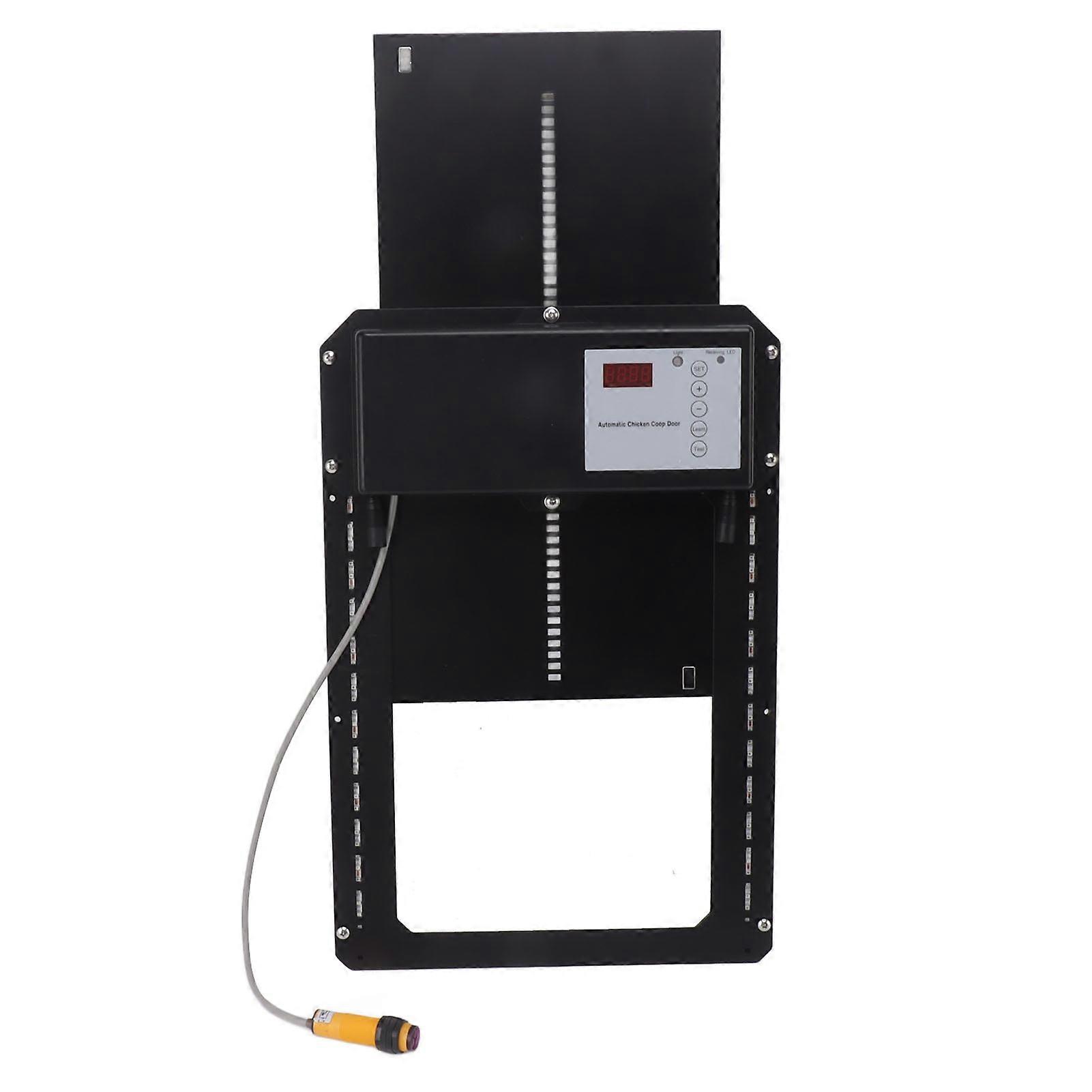 IP44 Automatic Chicken Coop Door 44.7x30cm with Light Sensor