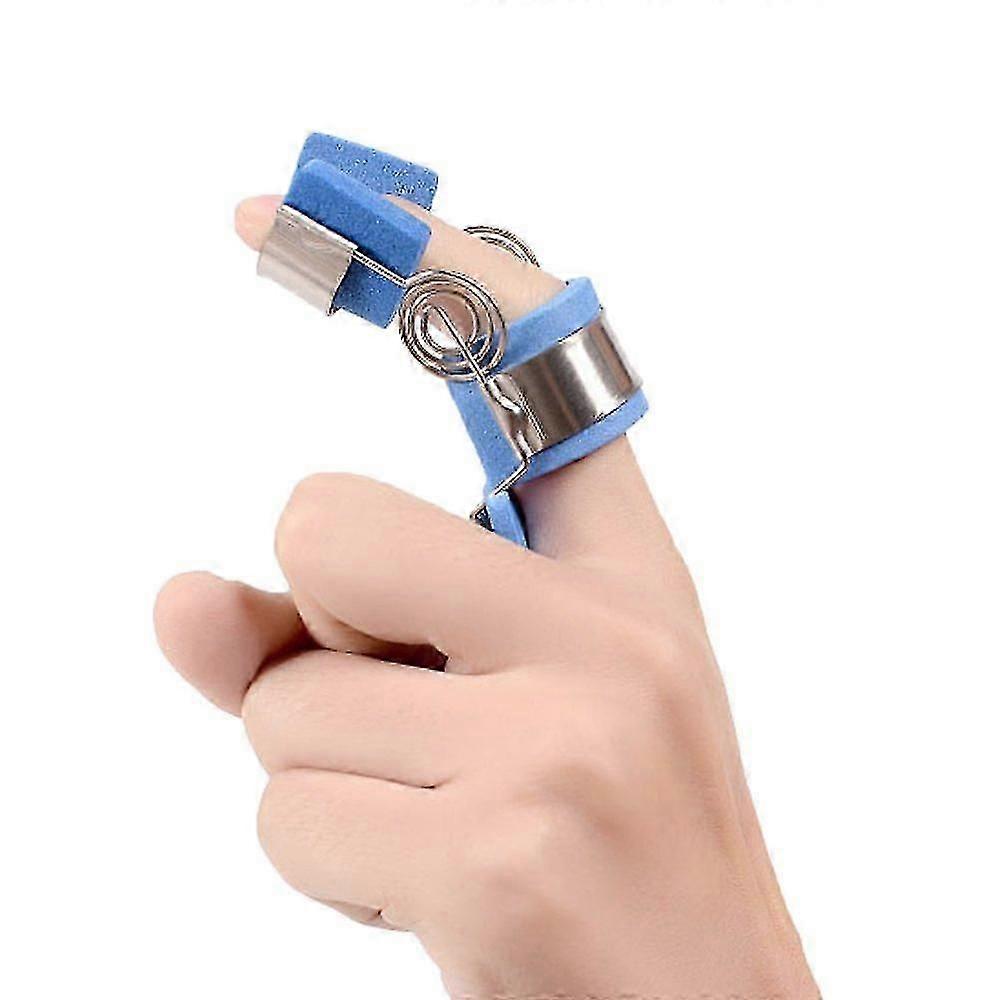 Finger Jiont Trainers Splint Spasm Orthosis Function Fraction Recovery Flexion Extension Rehabilitation Stroke 2pcsblue