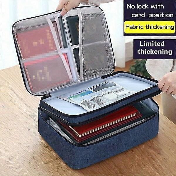 Compact and portable waterproof document storage bag
