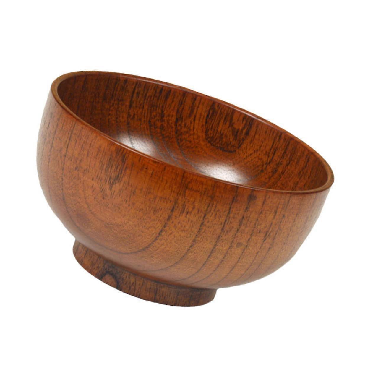 Jujube Wood Bowl Japanese Style Storage Bowl For Baby Food Container Tableware 11.5cm