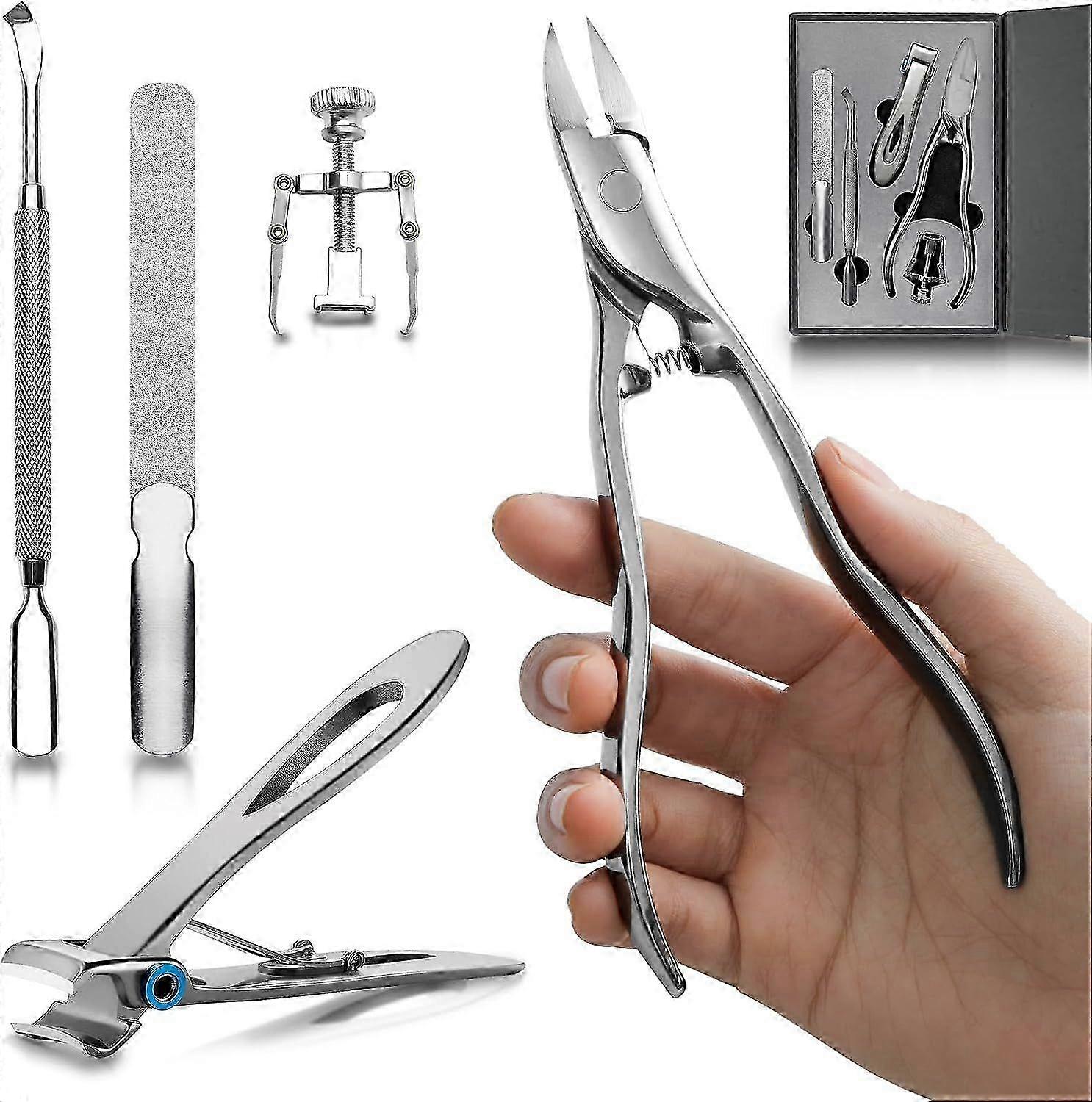 2025 Latest Model Long Handle Ingrown Nail Clippers, Large Wide Jaw Opening Nail Clippers