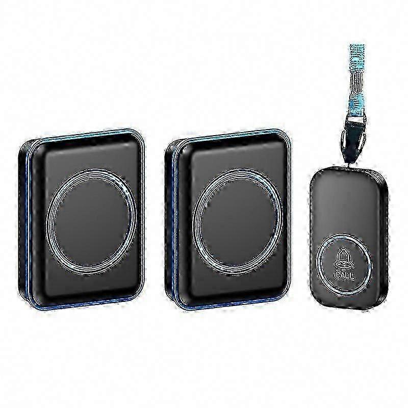 Wireless Caregiver Pager and Nurse Calling System with 1000ft SOS Alert for Elderly/Disabled Home Monitoring