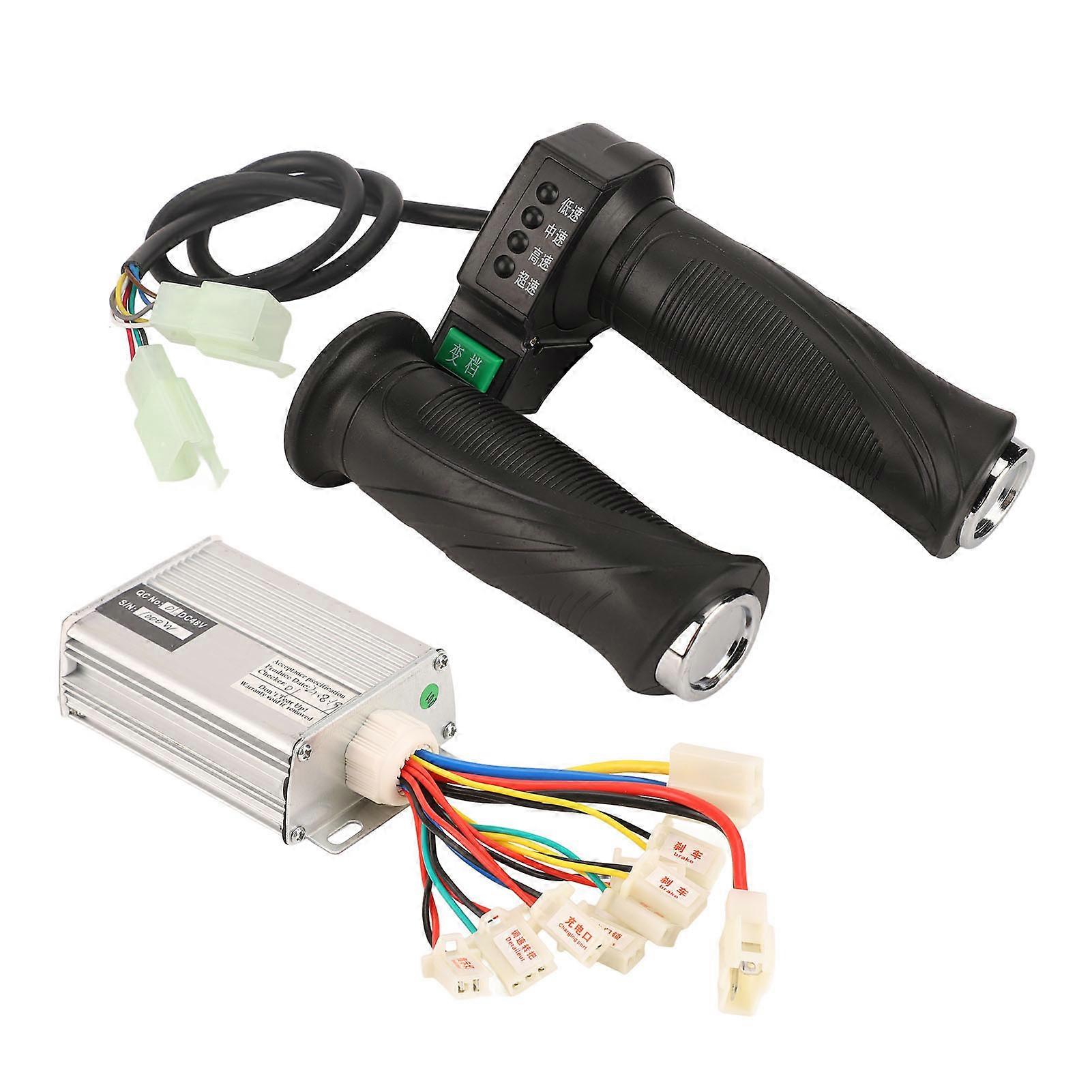 48V 1000W Electric Bike Controller with 4-Speed Throttle Grip Kit