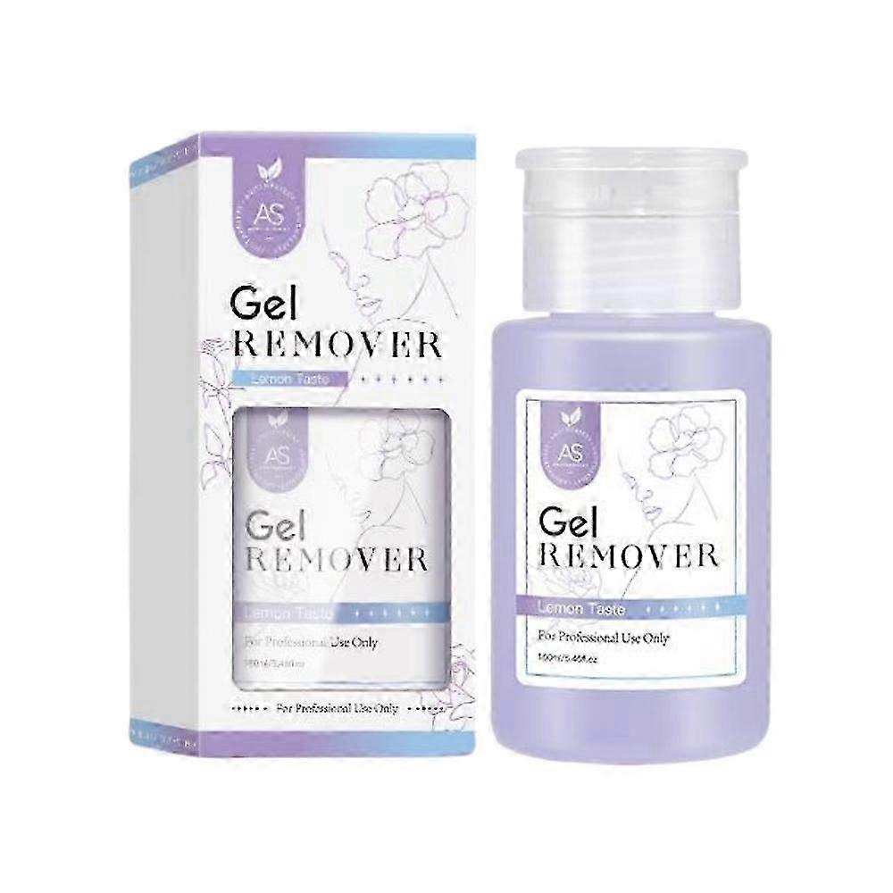 Gel Polish Remover Acetone, Nail Polish Remover, 160ml Nail Varnish Remover Quickly & Effective - Soak off Gel Remover Moisturizing Soften Nails