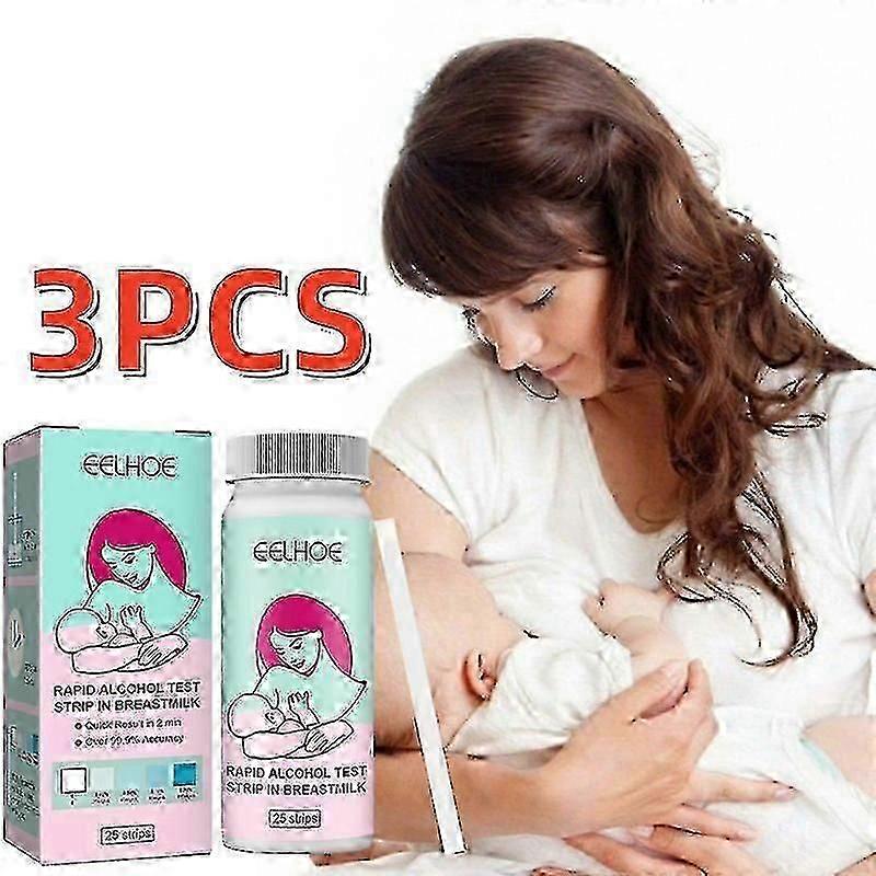 75x شرائط اختبار الكحول حليب الثدي شرائط اختبار حليب الثدي المنزلية