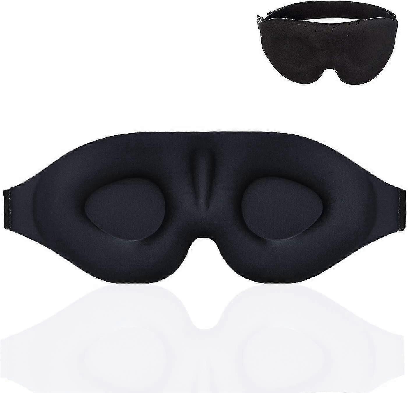 Sp Mask For Women Men, 100% Bloout Light Eye Mask For Sping 3d Contoured Blindfold, Upgraded Eye Cover With Adjustable Strap, Eye Pillow Soft