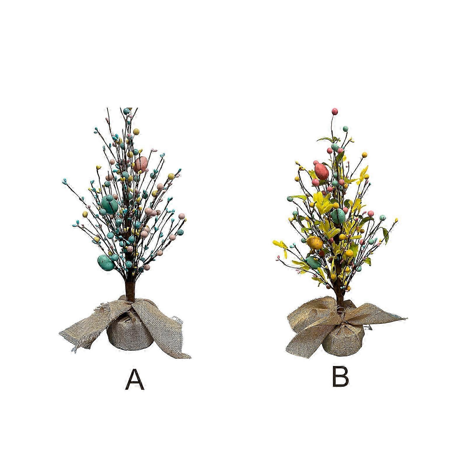 Artificial Easter Egg Tree for Indoor and Outdoor Decorations 2025