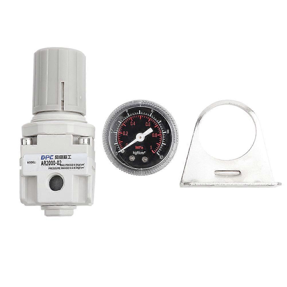 AR2000 Luftkällabehandlingslufttrycksregulator SMC-typ tryckreduceringsventil