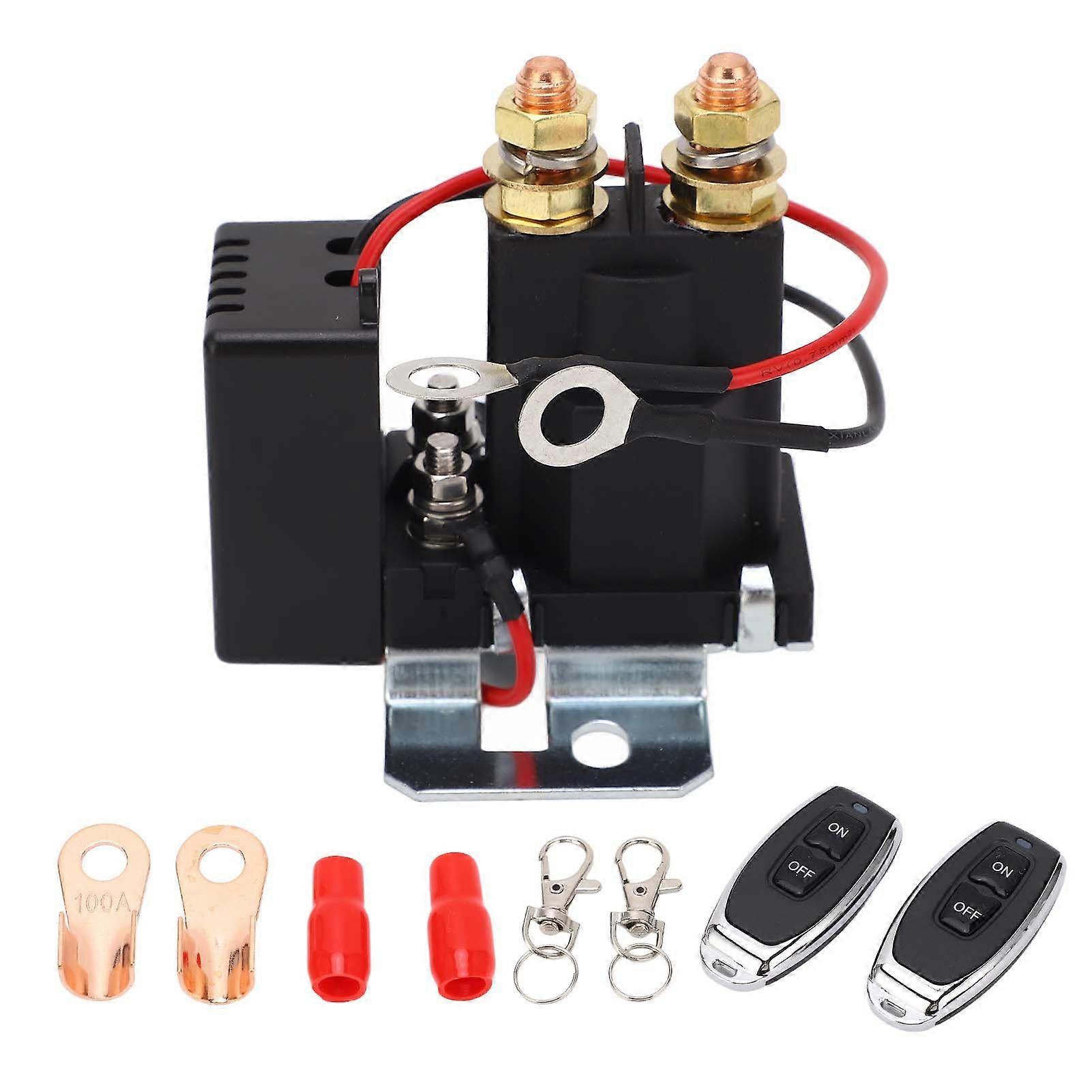 12V 500A Remote Control Switch Relay Leakage Proof Power Off Car Battery Remote Control Main Switch Relay