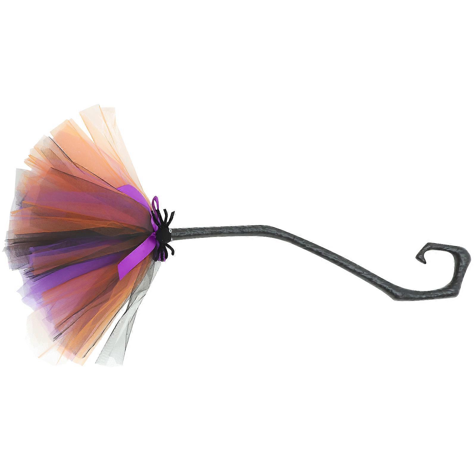 Witch Broom Halloween Party Cosplay Prop for Costume Use