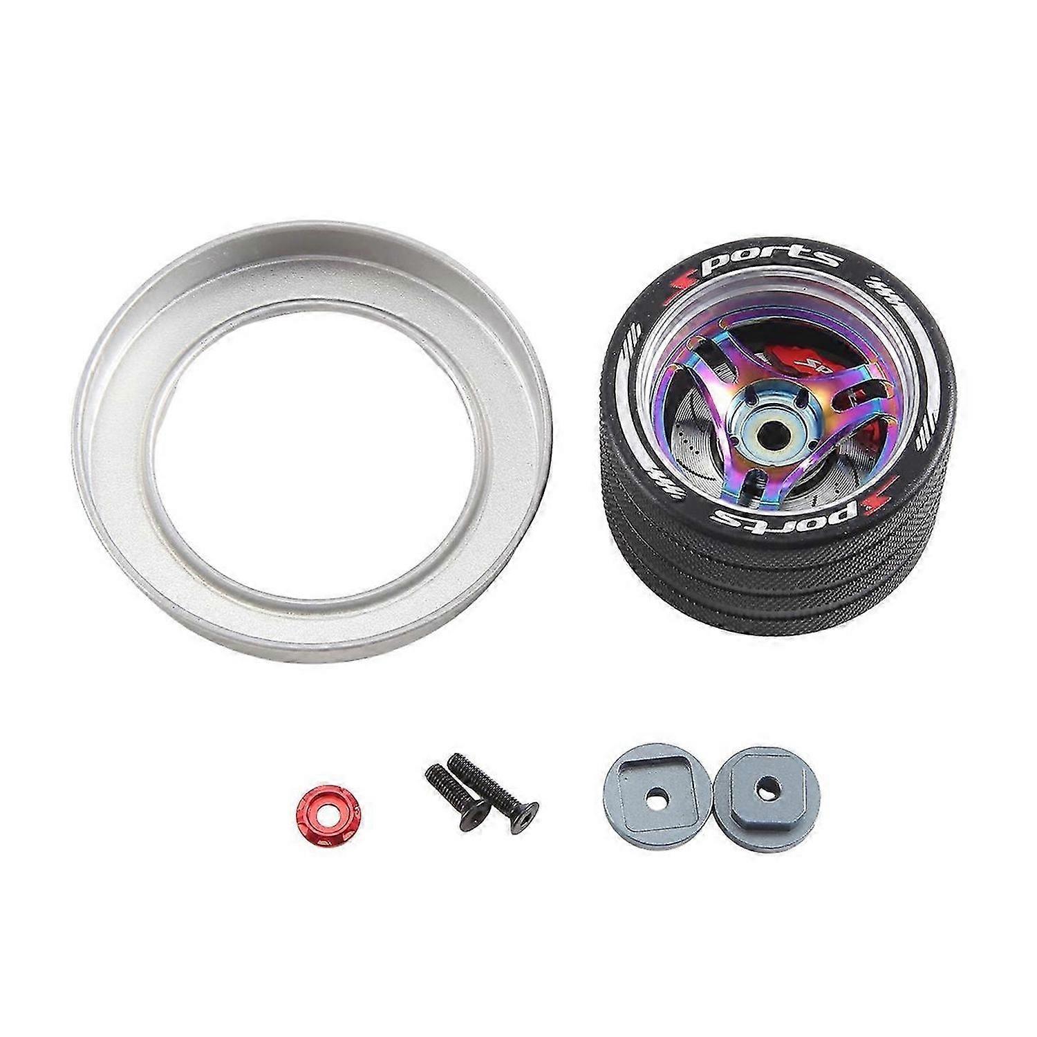 RC Metal Handwheel with Brake Disc Brake Caliper for MT4/FUTABA 4PX/ NB4/KO EX Next/ X9 Multicolor