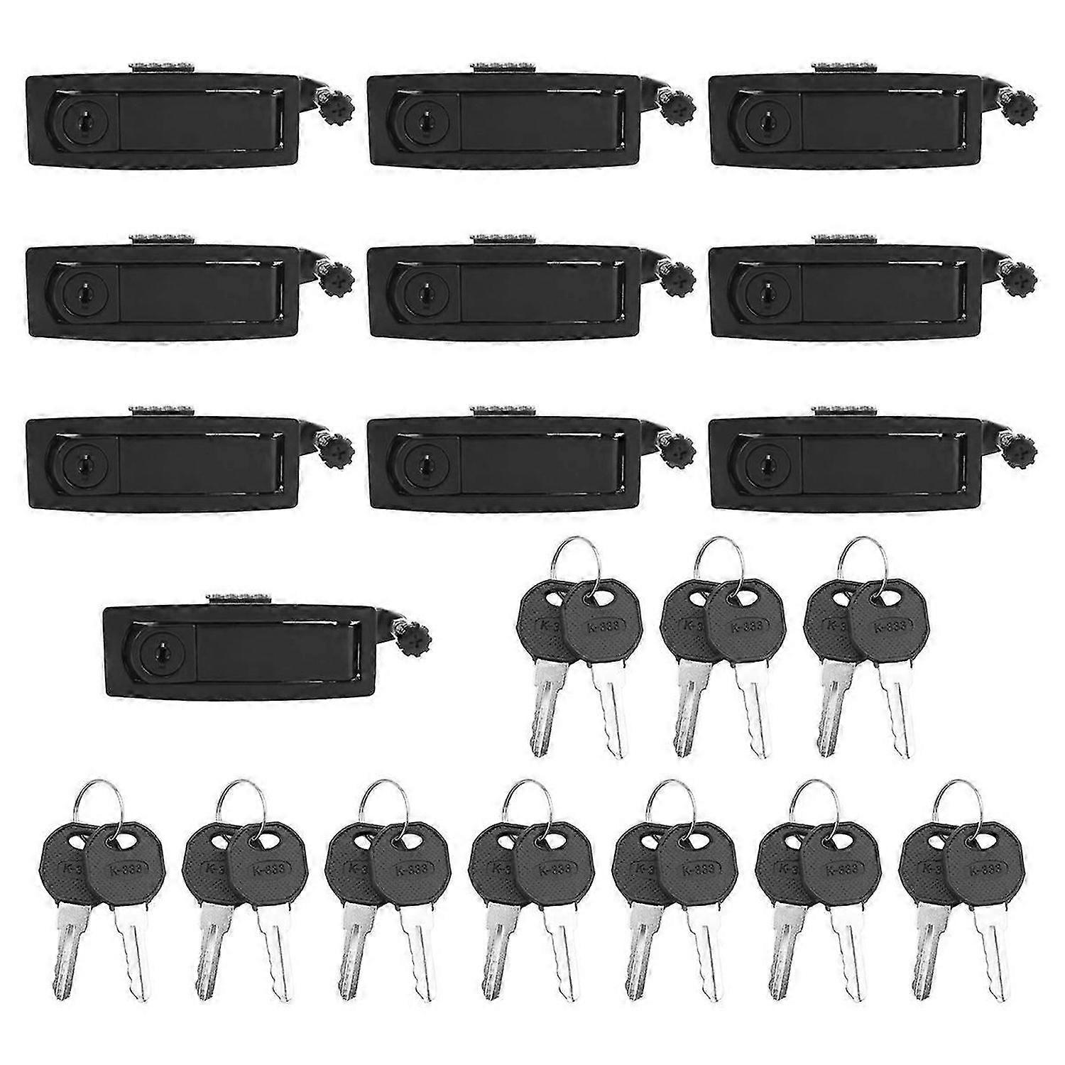 10PCS Compression Latch Flush Lever Latch Lock for Marine Car RV Door Hand Lock Adjustable Lever Lat