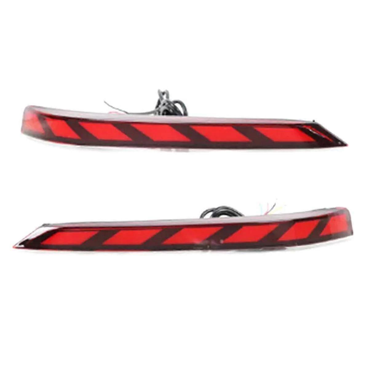 1 Set Car LED Rear Bumper Reflector Lights for 2020-2024 Turn Signal Brake Tail Lights Auto Accessory B