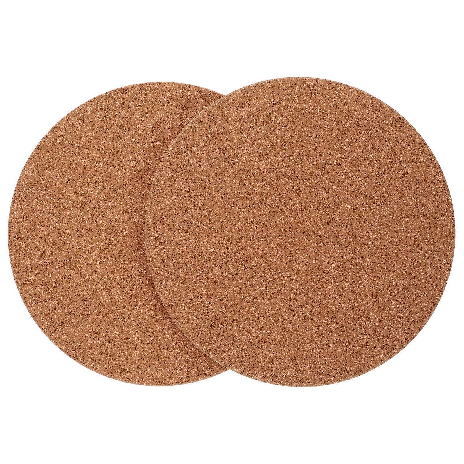 10Pcs Cork Pot Trivets for Heat Resistant Round Table Coasters