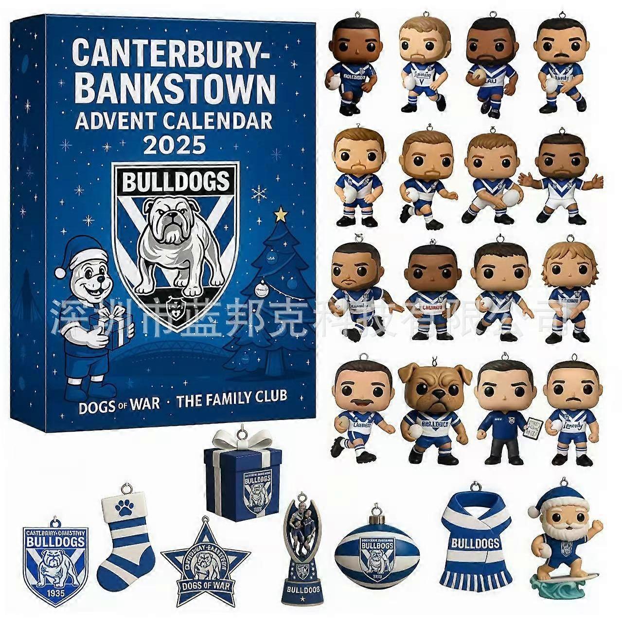 Canterbury-Bankstown Bulldogs Christmas Advent Calendar Blind Box