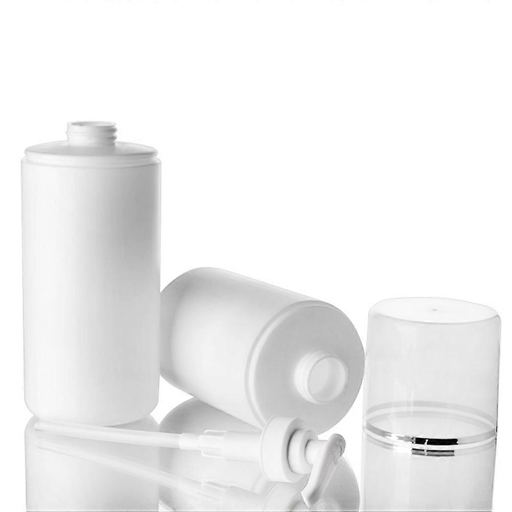Empty Pump Bottles Lotion Bottle for Storage 3Pcs White Cosmetic Bottles