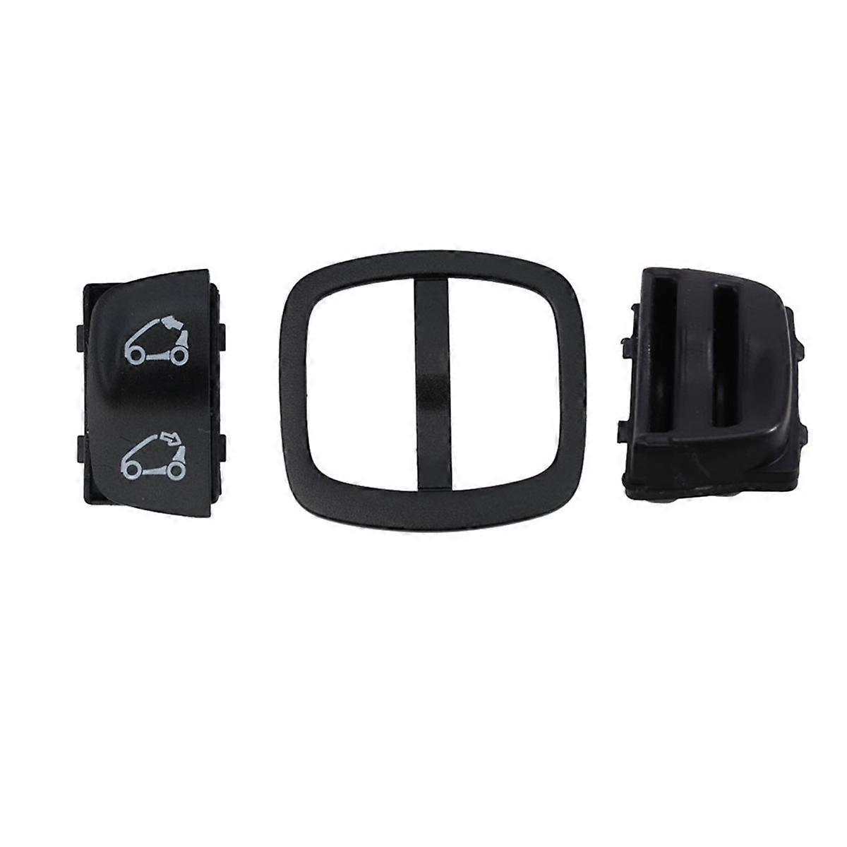 Car Opening Closing Convertible Top Switch Dash Tunnel Button Frame Coin Slot for Smart 451 Fortwo 2
