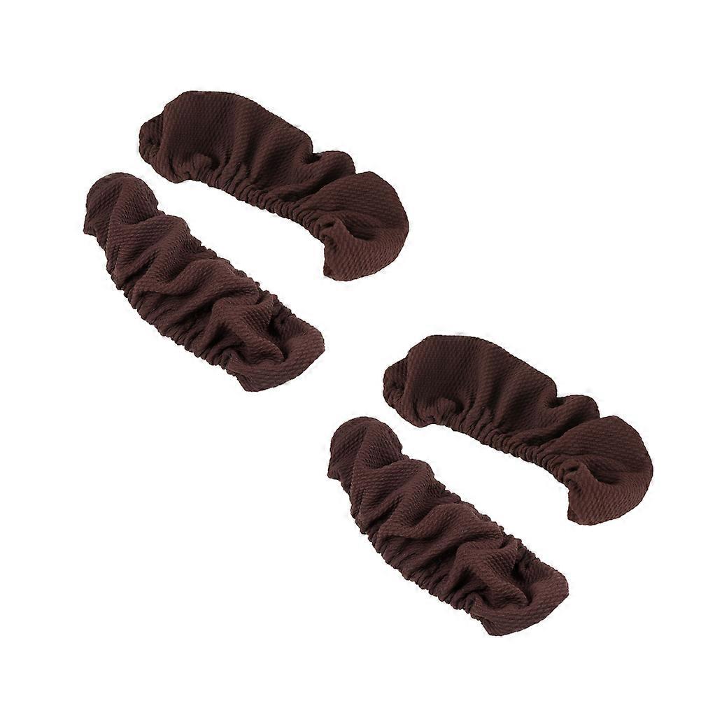 Office Supplies Arm Rest Sleeves 8Pcs Thickened Cover In Dark Coffee Color Suitable For Home Chairs Offering Feature