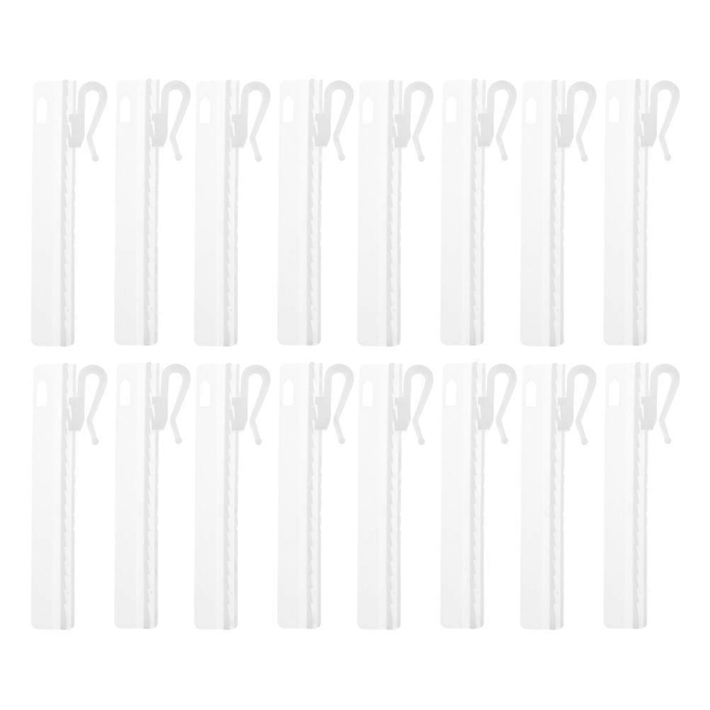 Curtain Adjustment Hooks 50 Pcs For Home Decoration And Window Treatment Four-Prong Hook Versatile Flexible Adjustment