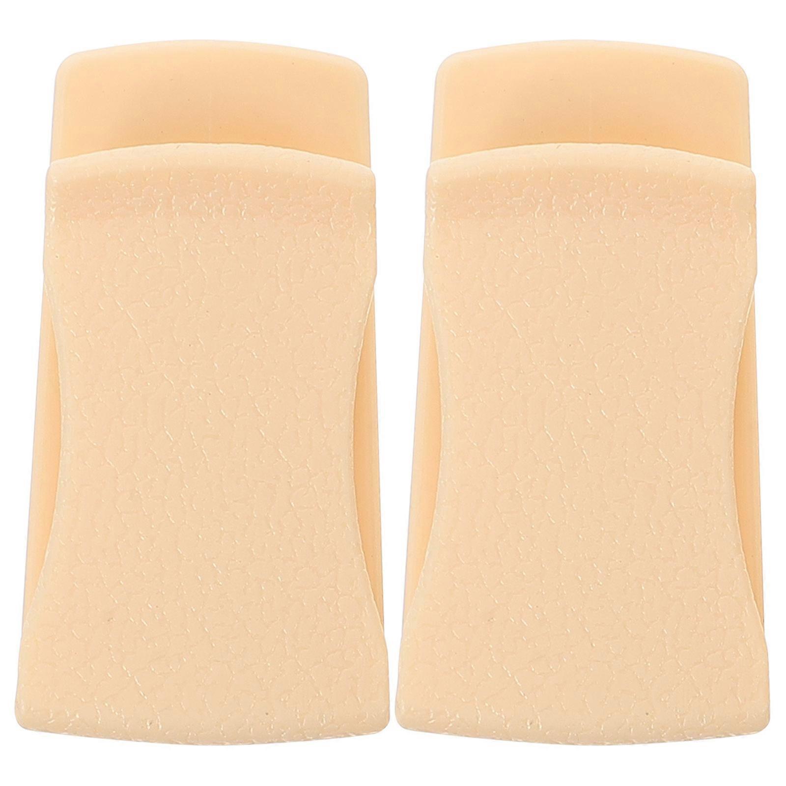 Automotive Hangers 2 Pairs Car Hooks Card Holders For In-Car Storage Vehicle Simple Rectangular Plastic Efficient Use