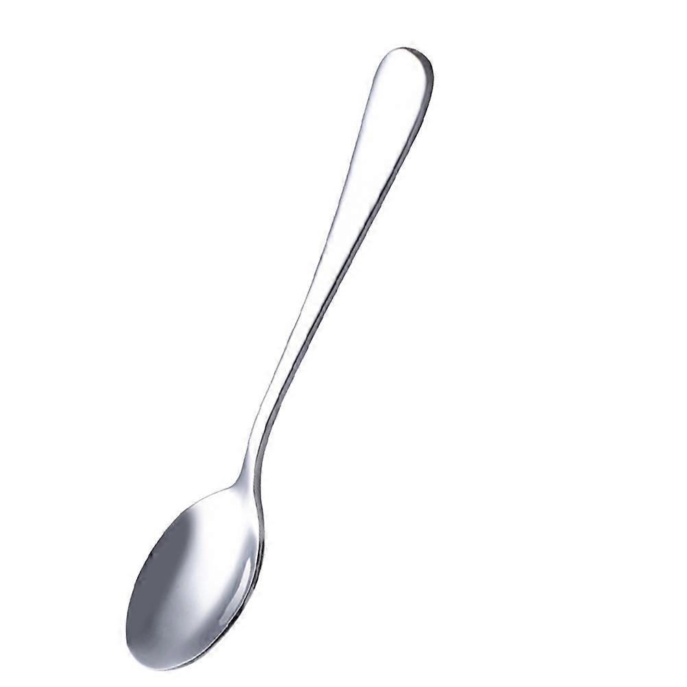 Silver Stainless Steel Spoon for Kitchen Use 18Pcs Coffee Tea Tableware