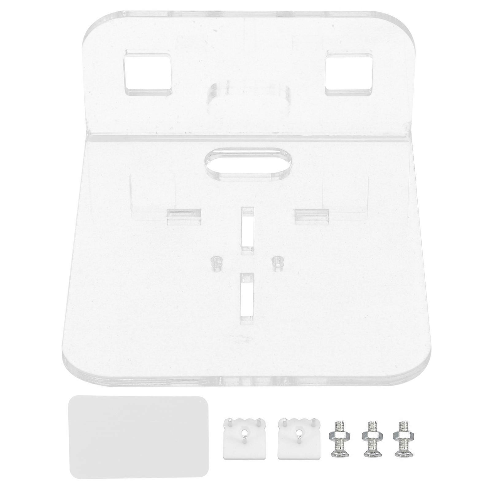 Small Wall Shelf Baby Monitor Mount for Storage Use 5Pcs Transparent Bracket