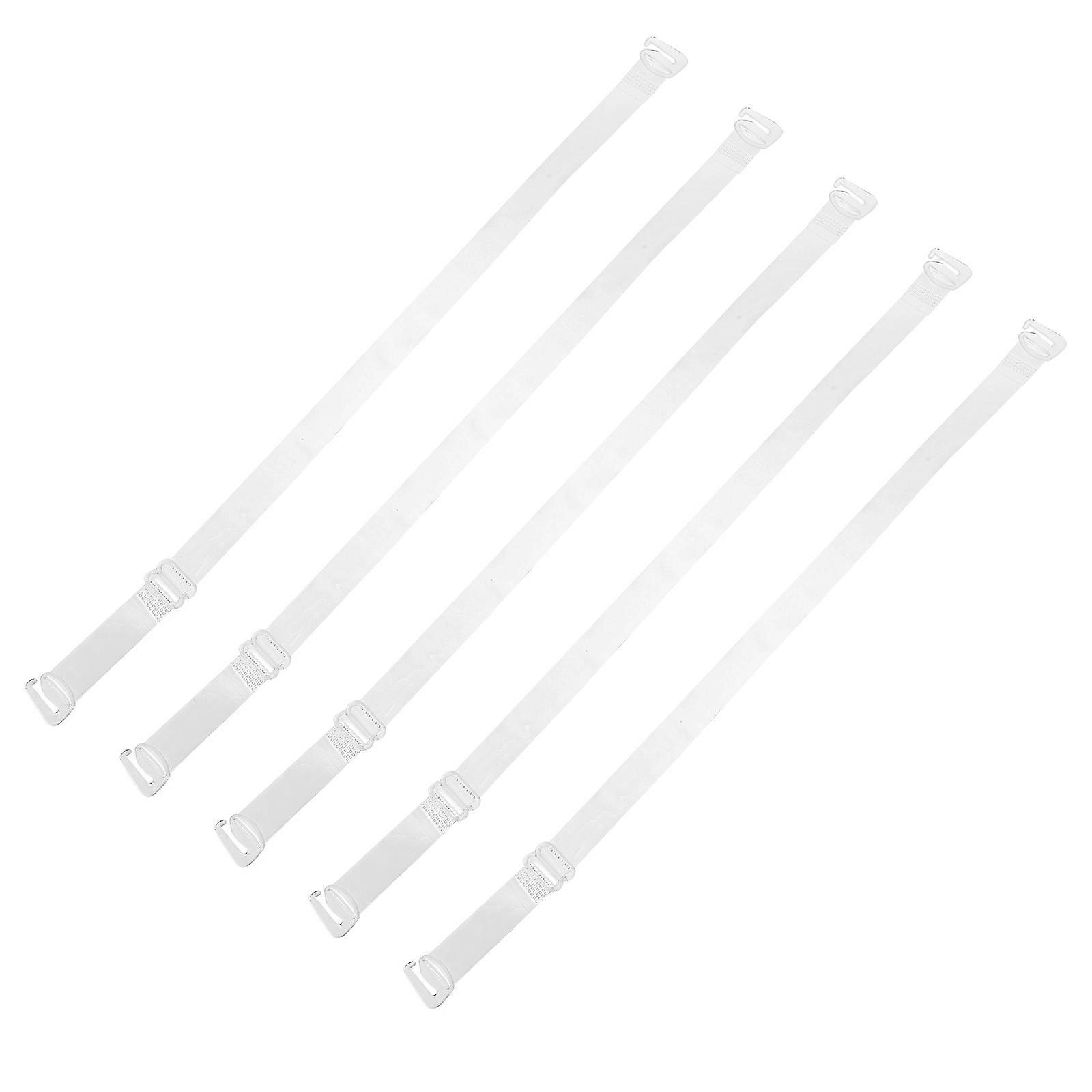 Bra Elastic Strap Clear Adjustable Bra Shoulder Straps for Women 20Pairs
