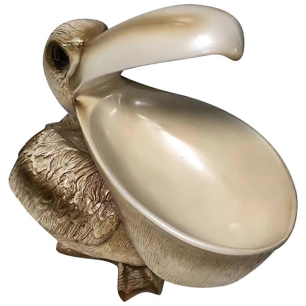Resin Toucan Key Holder Statue for Storage 2Pcs Office Desktop Ornament
