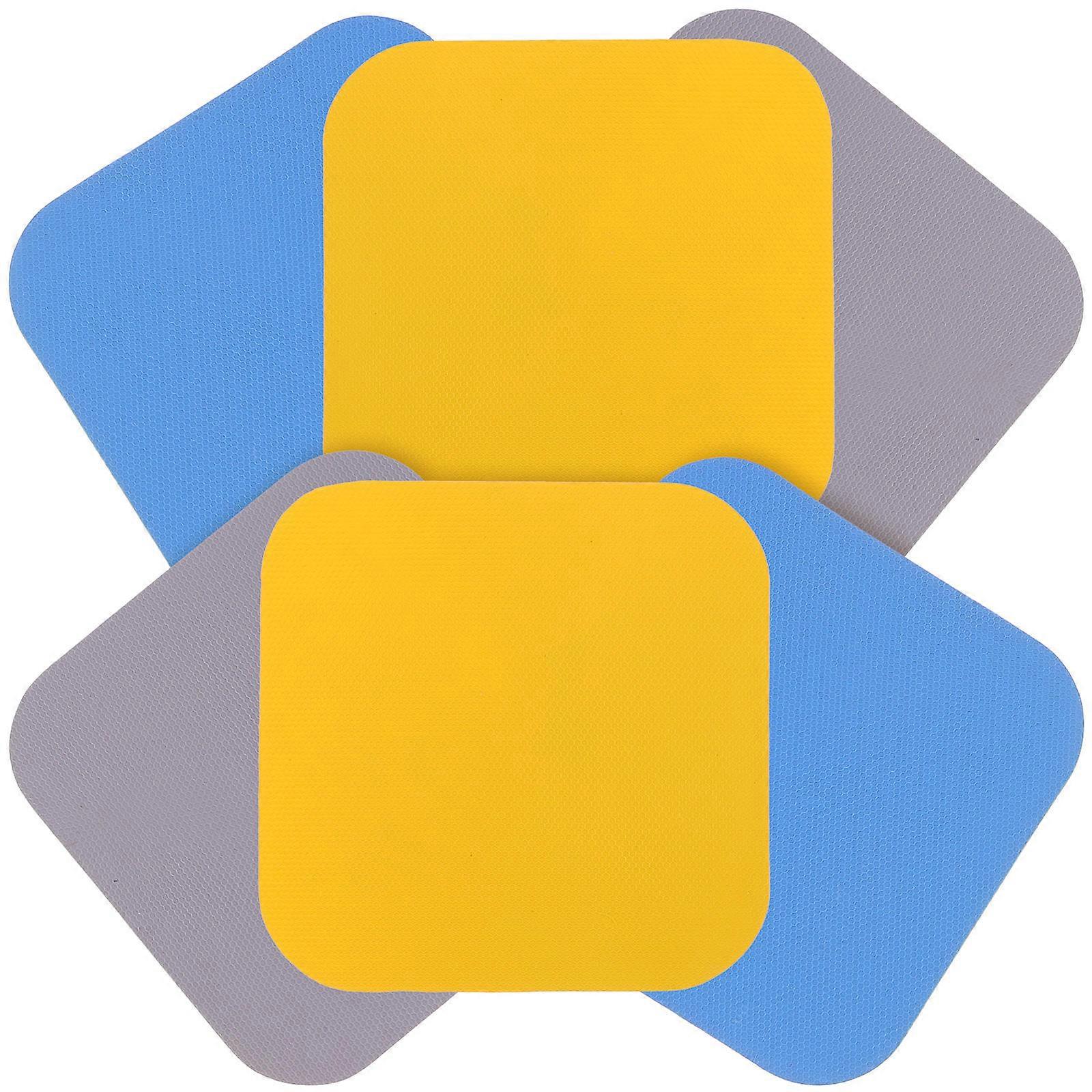 Square Rubber Jar Opener Mat For Kitchen Assorted Color Slip-resistant Grip 24 Pcs