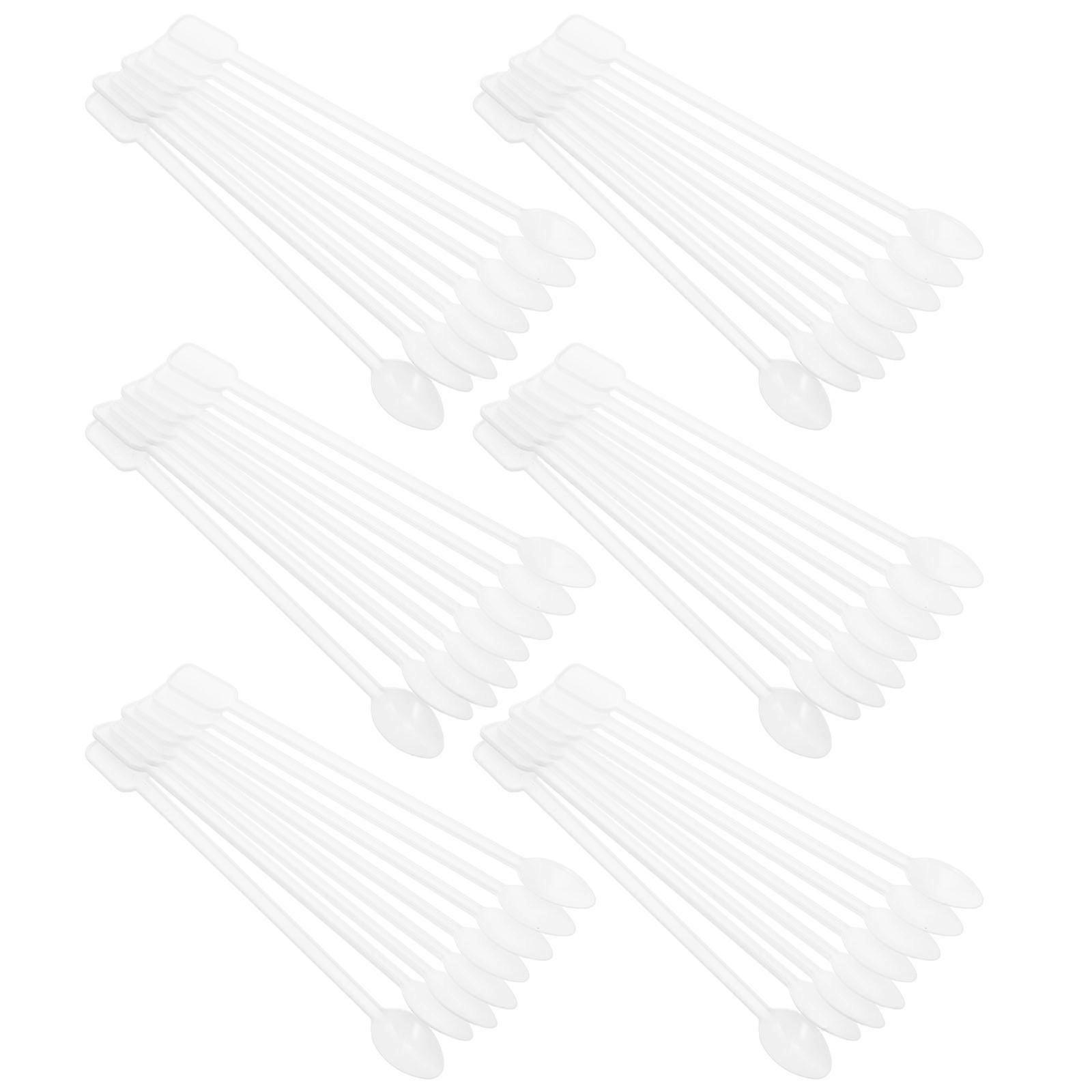 Double Sided for Coffee Stirring with 2500Pcs White Mini