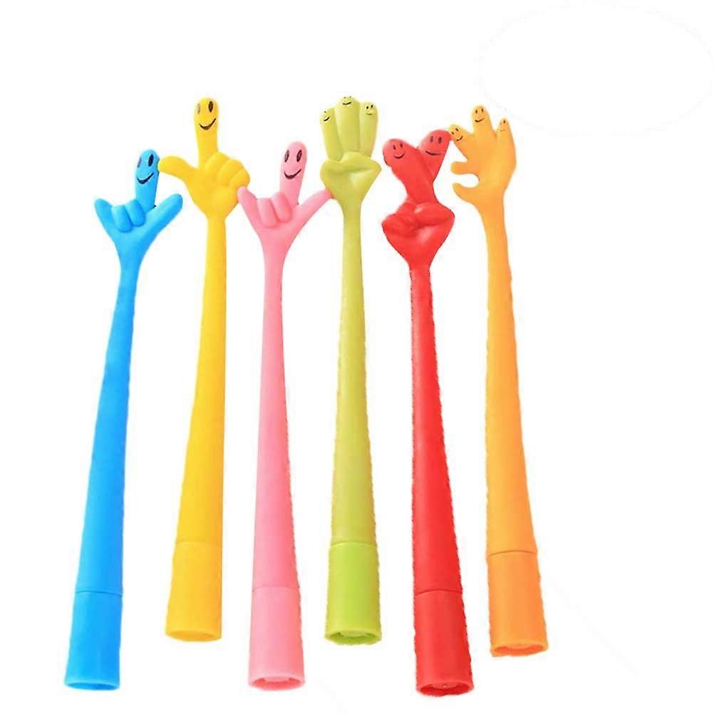 Ballpoint Pens Fine Point Finger Pen Colorful for Writing 24Pcs Bundle