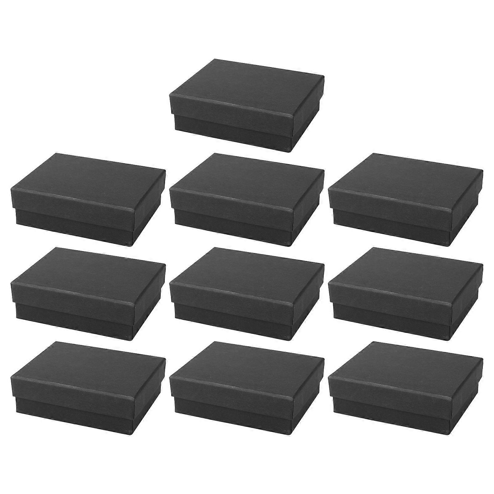Black Multi-Purpose Jewelry Boxes for Storage Use with Sponge 30Pcs