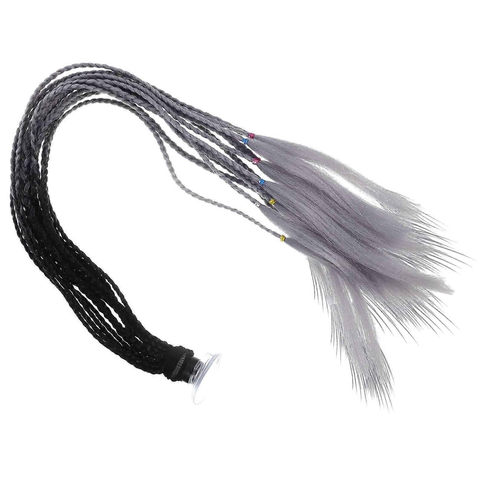 Replaceable Motorcycle Ponytail 5Pcs Dreadlock for Decor