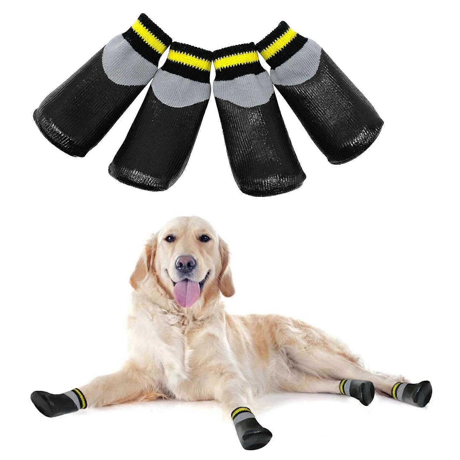 Lemmikkikoiran kengät, vedenpitävät sukat, liukumattomat sateen ja lumen suojaavat saappaat, loukkaantuneet tassut