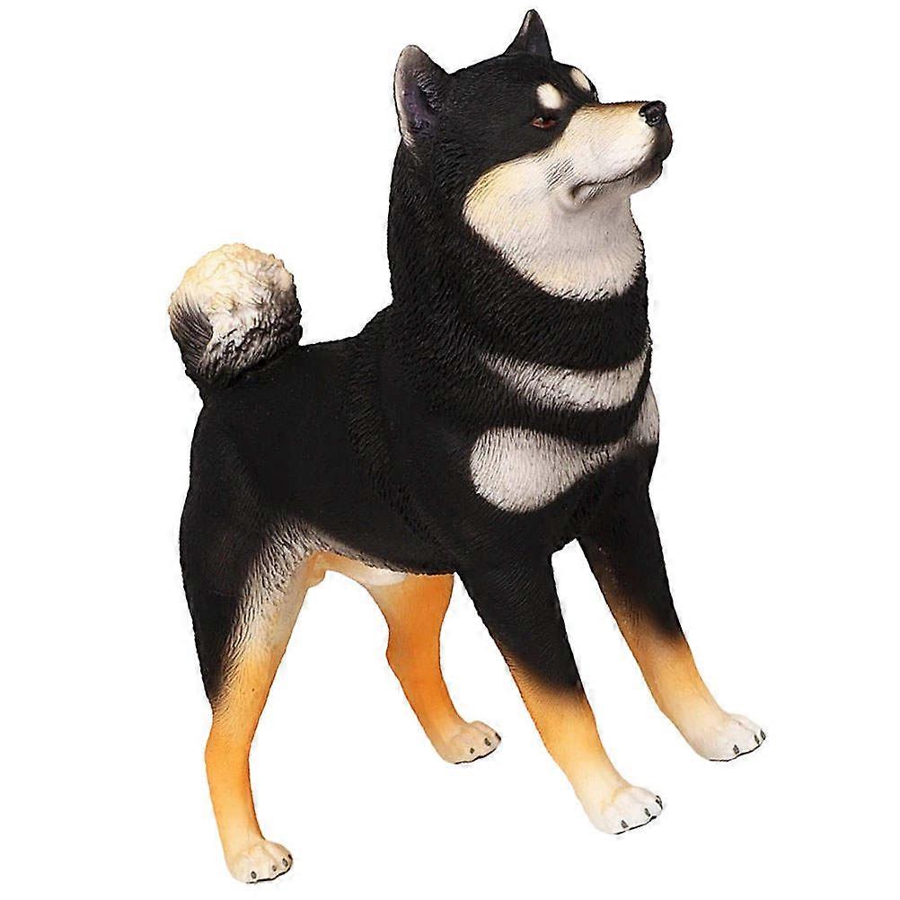 Dog Model Simulation Craft for Kids Use Plastic Standing Dog Figurine